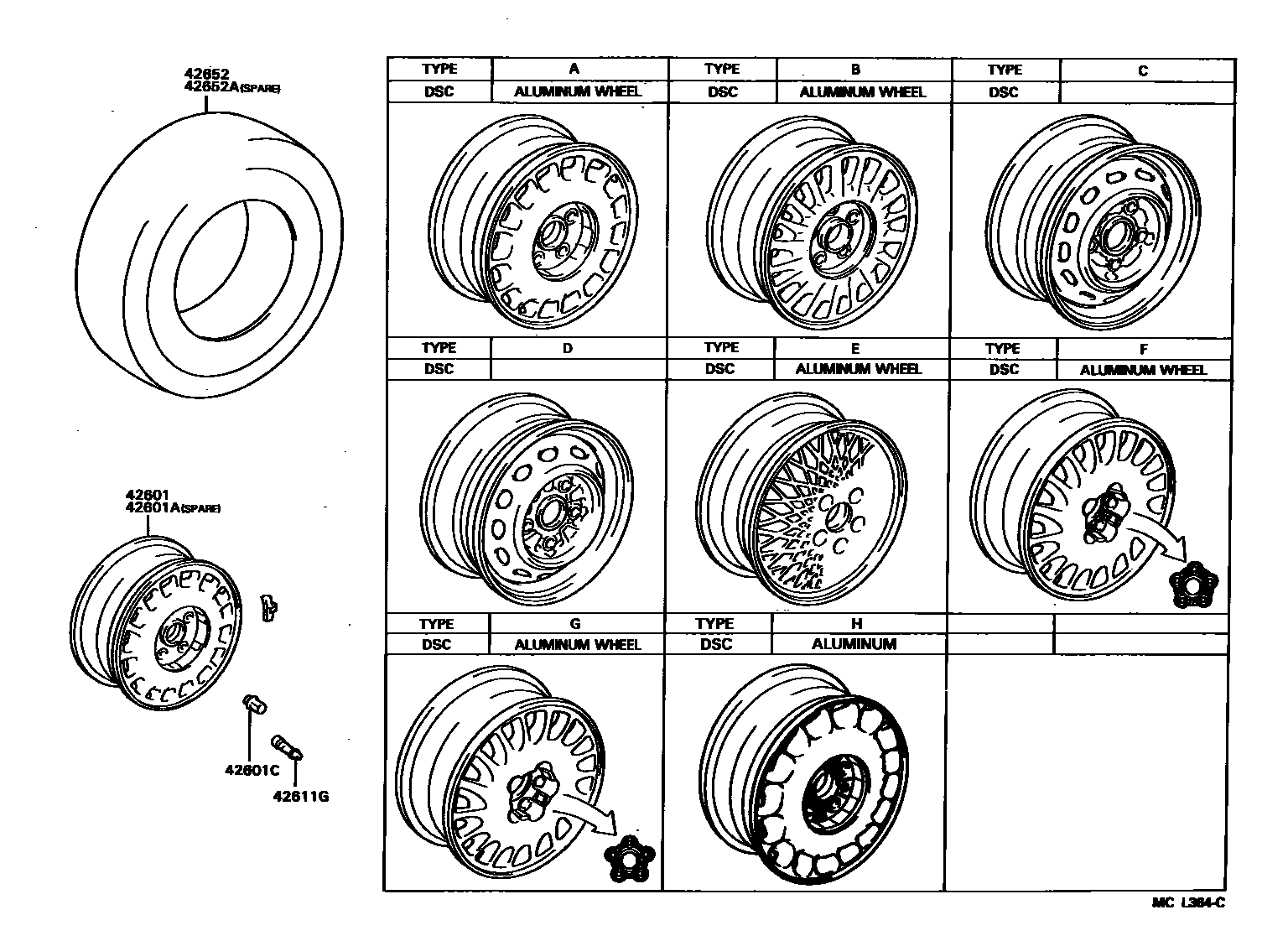 4103 — DISC WHEEL & WHEEL CAP