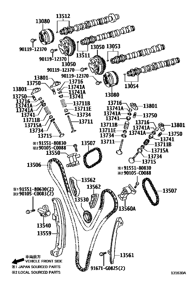 1302 — CAMSHAFT & VALVE