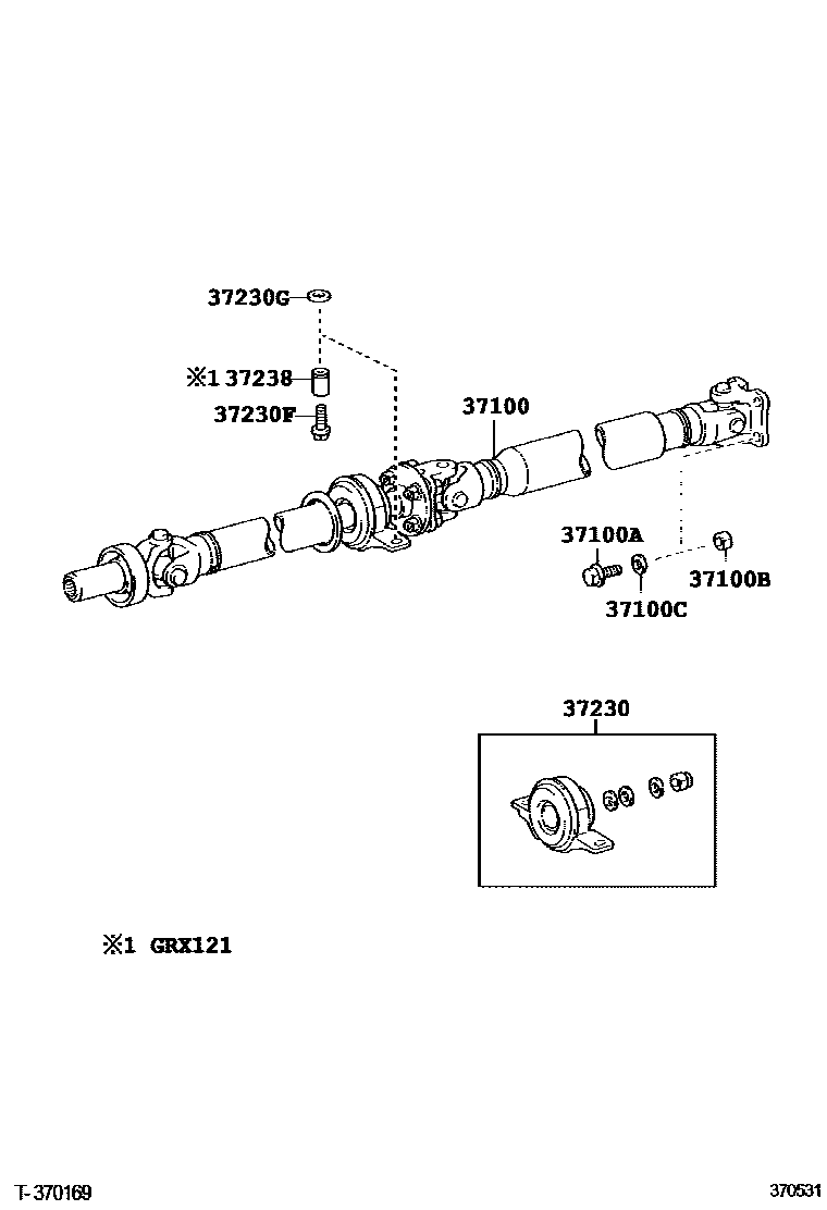 3701 — PROPELLER SHAFT & UNIVERSAL JOINT