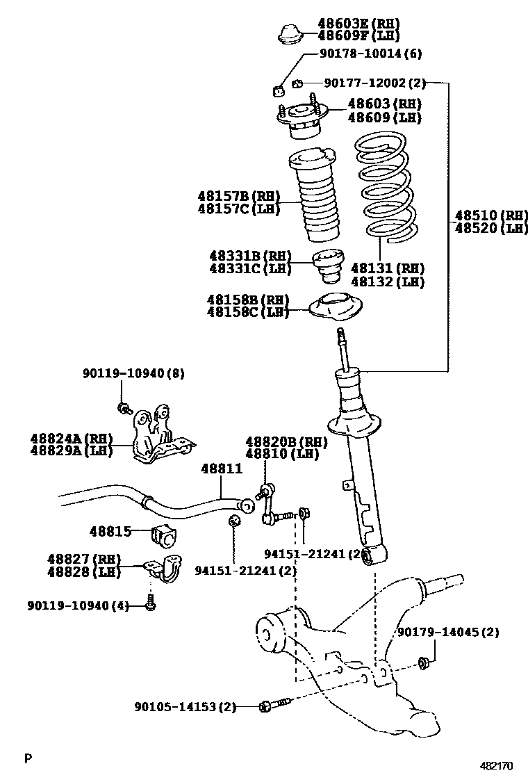 4803 — FRONT SPRING & SHOCK ABSORBER