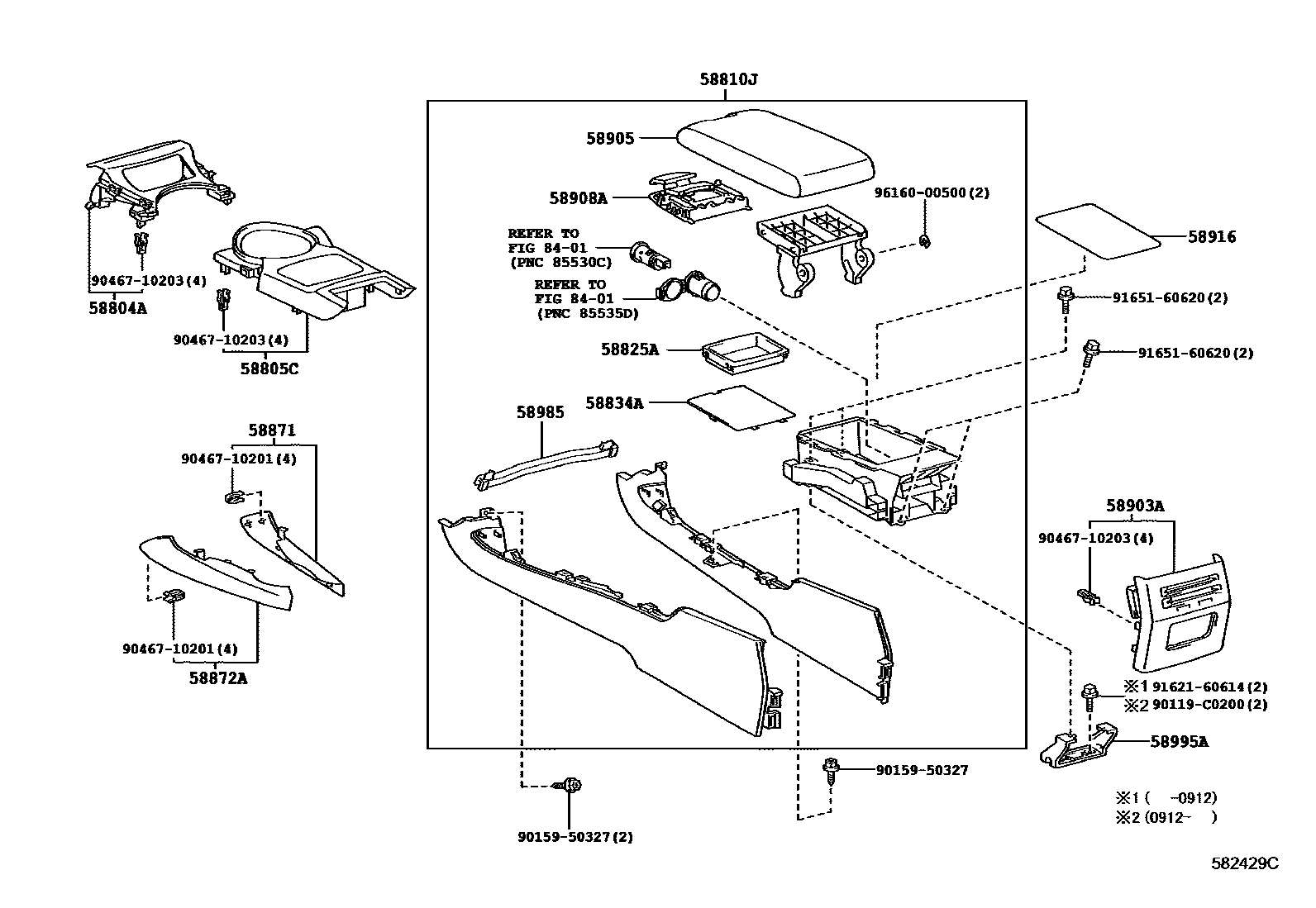 5806 — CONSOLE BOX & BRACKET