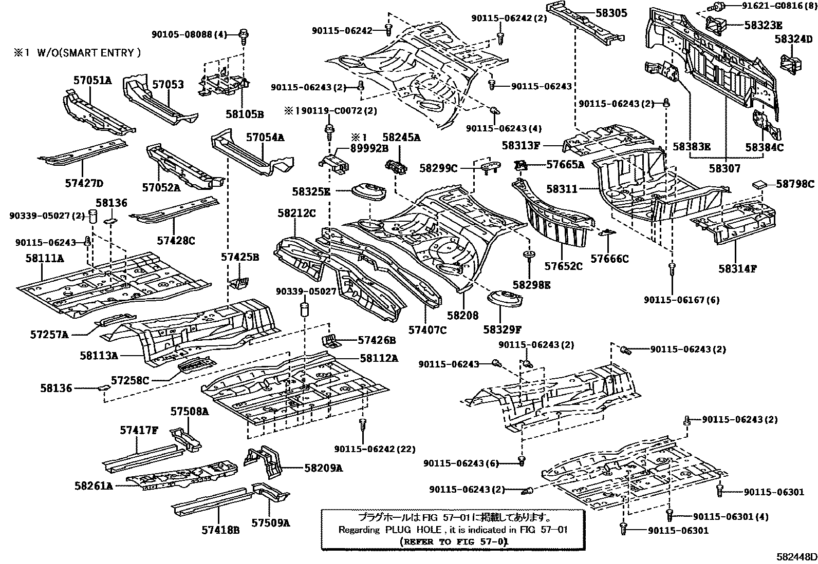 5801 — FLOOR PAN & LOWER BACK PANEL