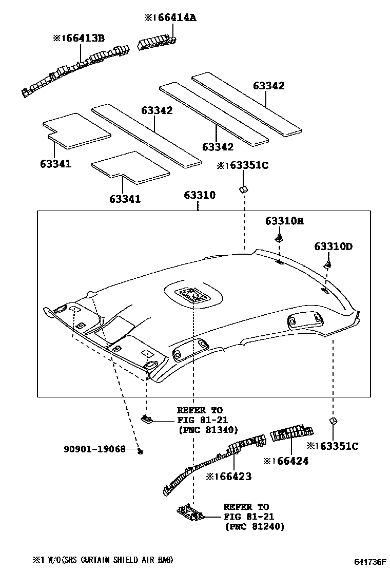 6402 — ROOF HEADLINING & SILENCER PAD