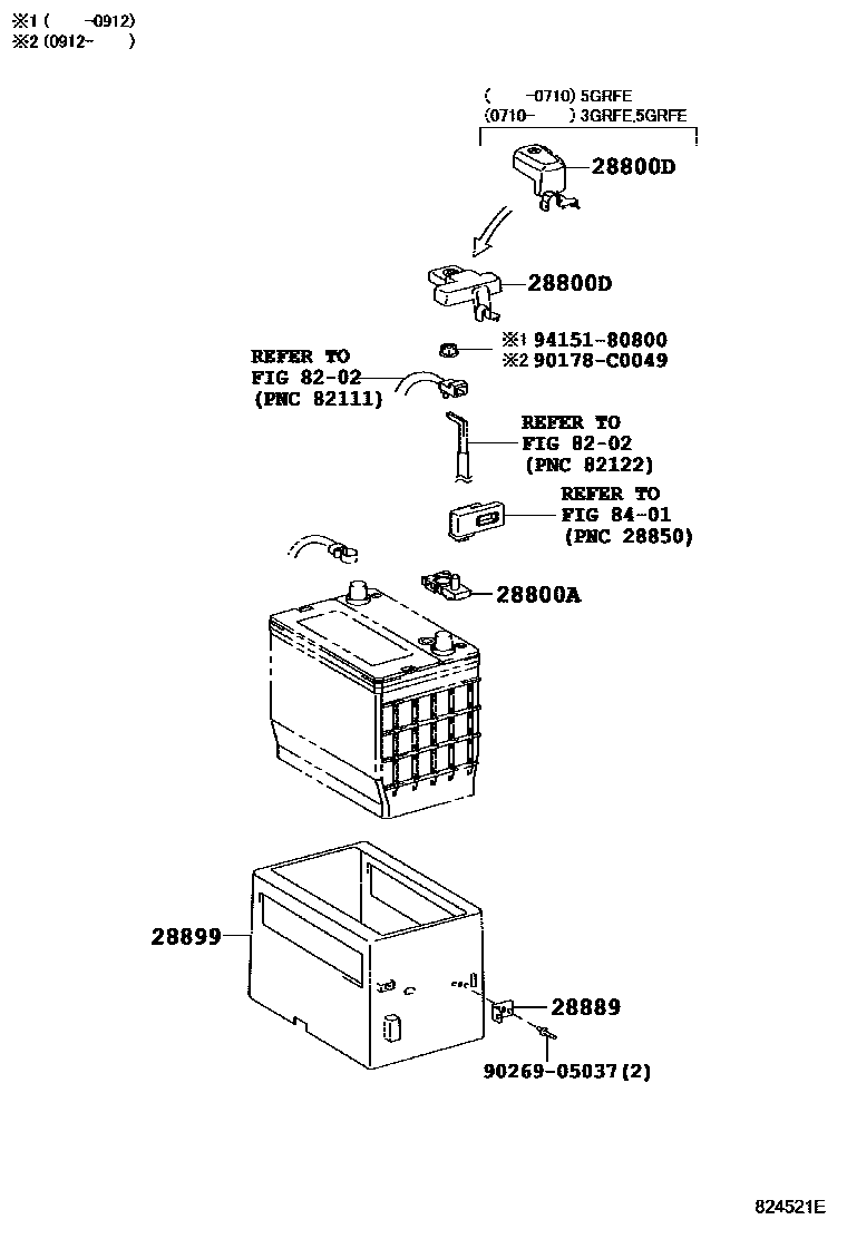 8201 — BATTERY & BATTERY CABLE