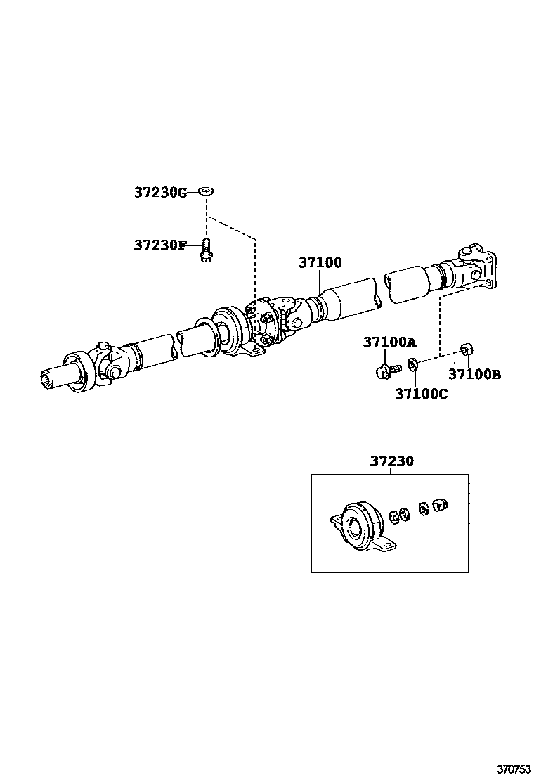 3701 — PROPELLER SHAFT & UNIVERSAL JOINT