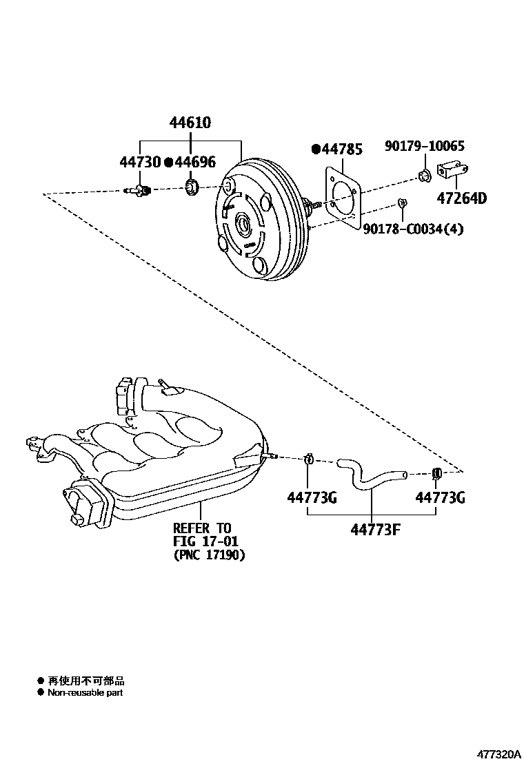 4703 — BRAKE BOOSTER & VACUUM TUBE