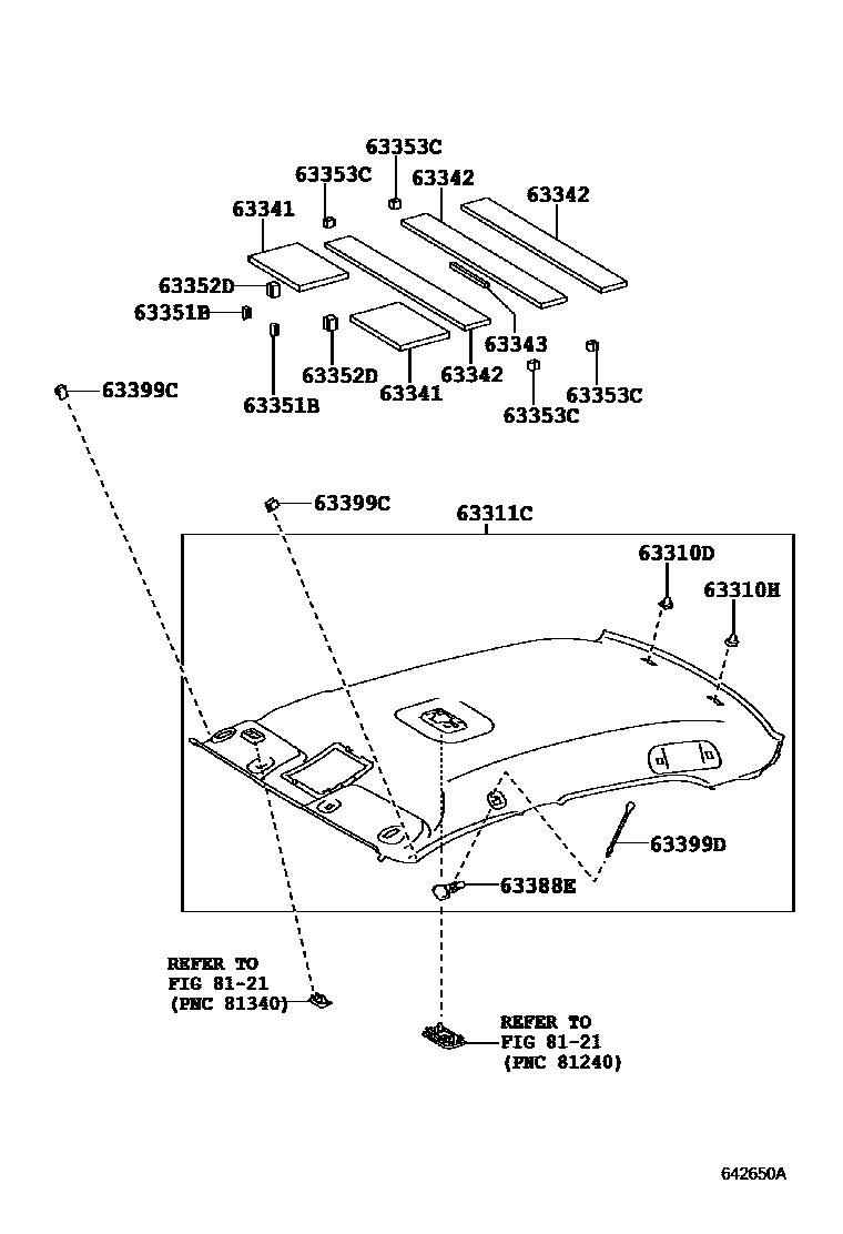 6402 — ROOF HEADLINING & SILENCER PAD