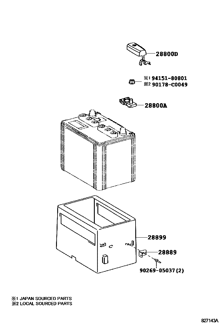 8201 — BATTERY & BATTERY CABLE