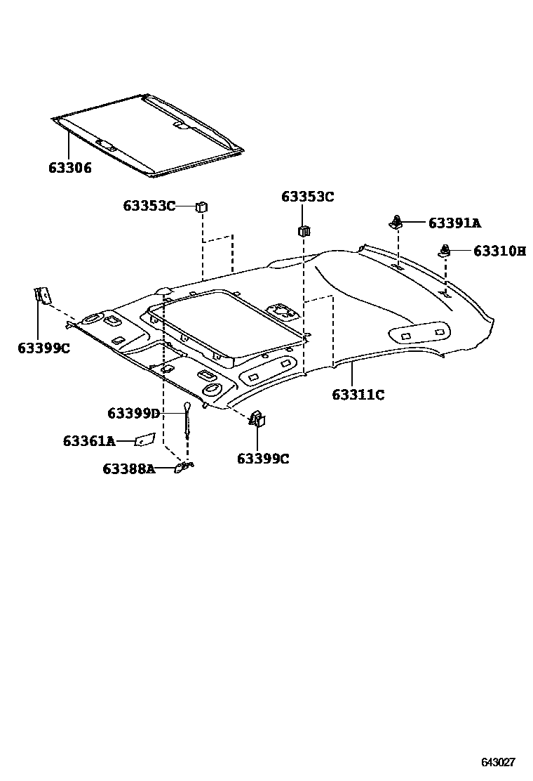 6402 — ROOF HEADLINING & SILENCER PAD