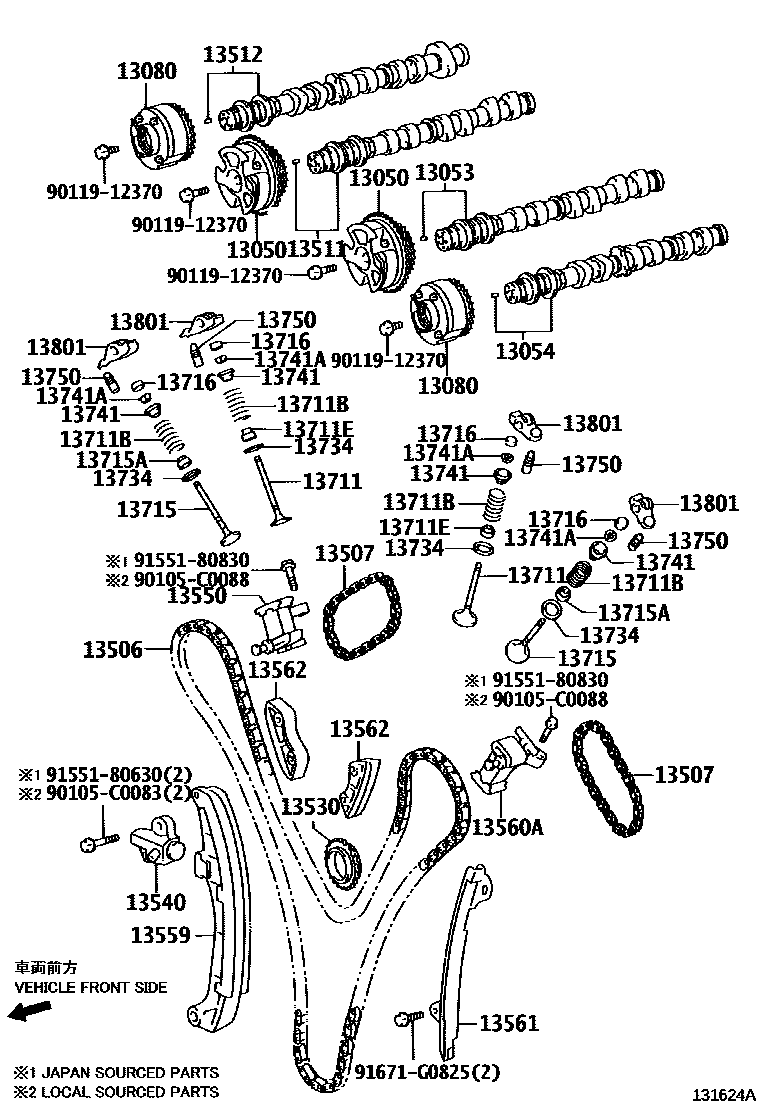 1302 — CAMSHAFT & VALVE
