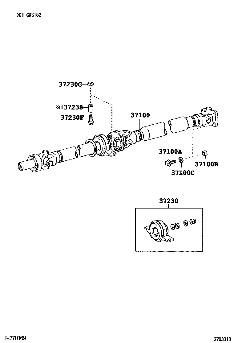 3701 — PROPELLER SHAFT & UNIVERSAL JOINT