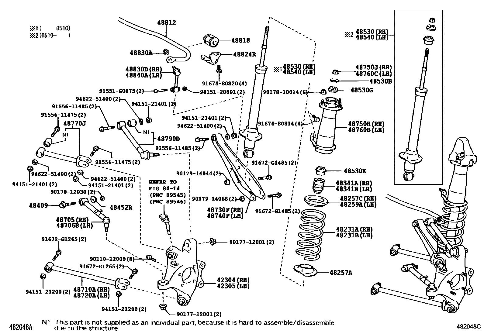 4804 — REAR SPRING & SHOCK ABSORBER