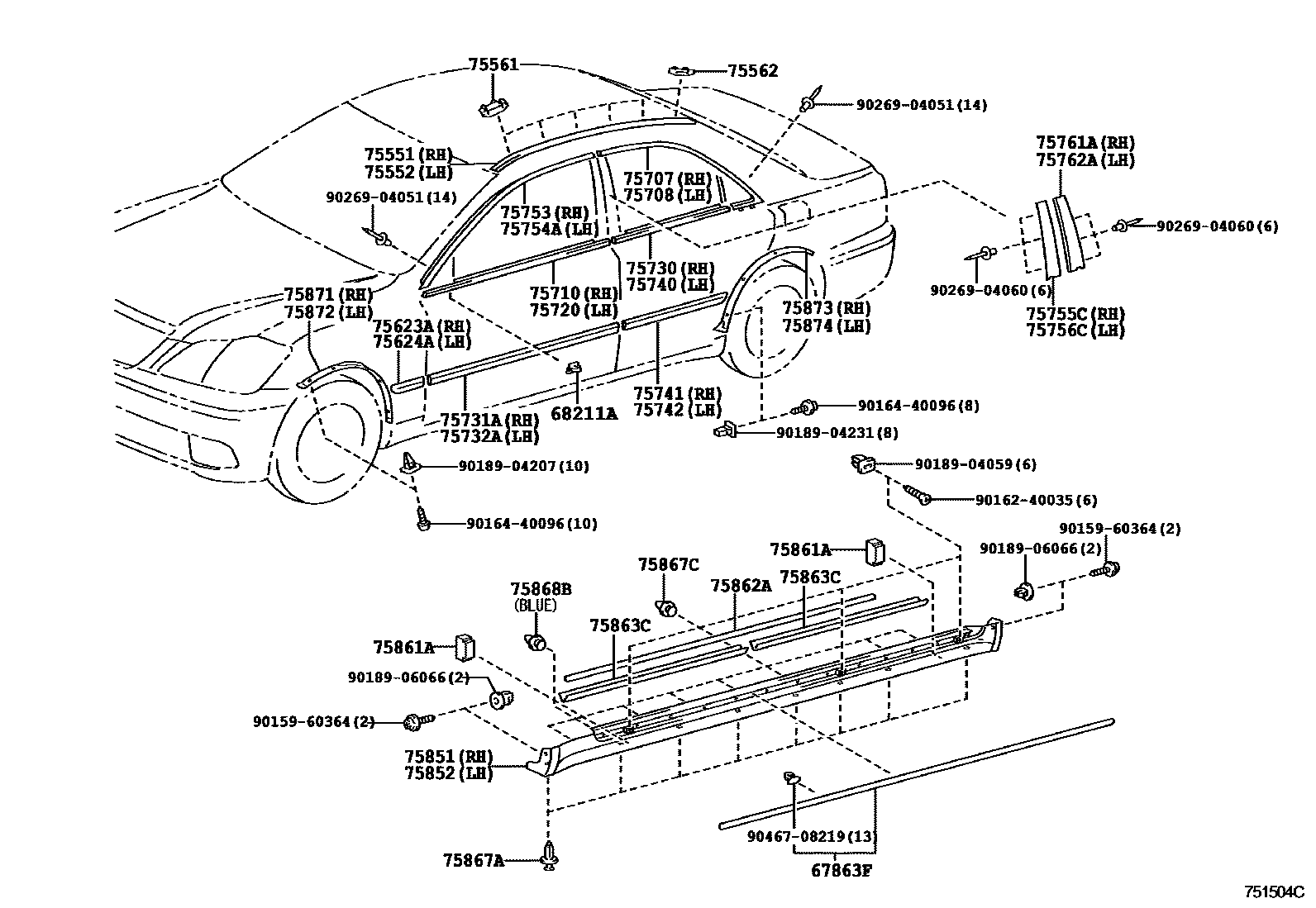 7503 — SIDE MOULDING