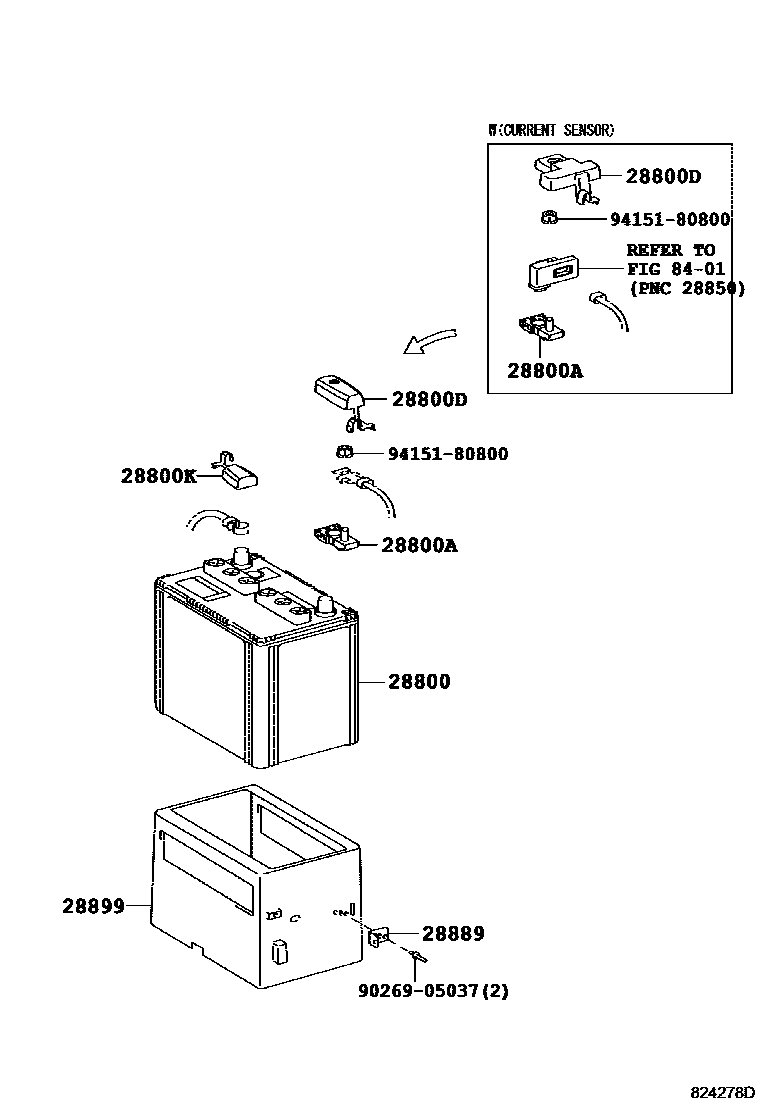 8201 — BATTERY & BATTERY CABLE
