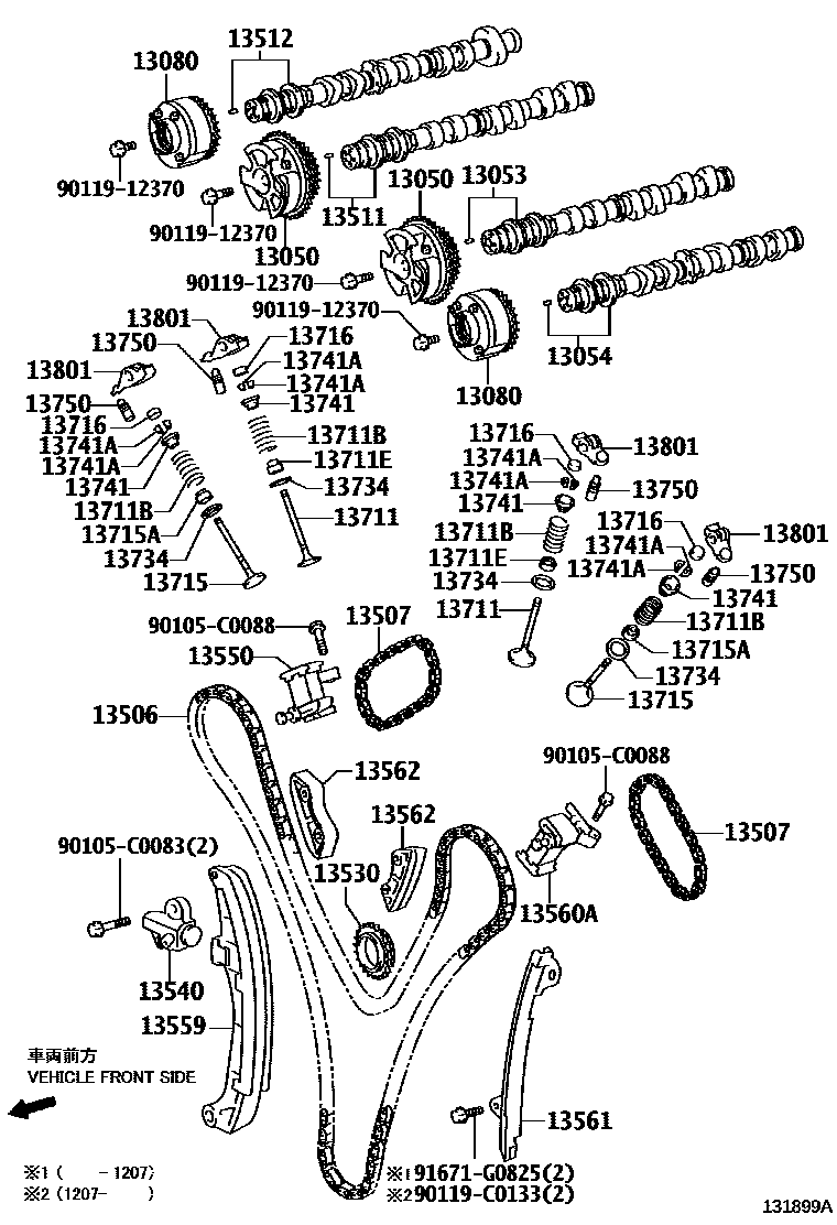 1302 — CAMSHAFT & VALVE
