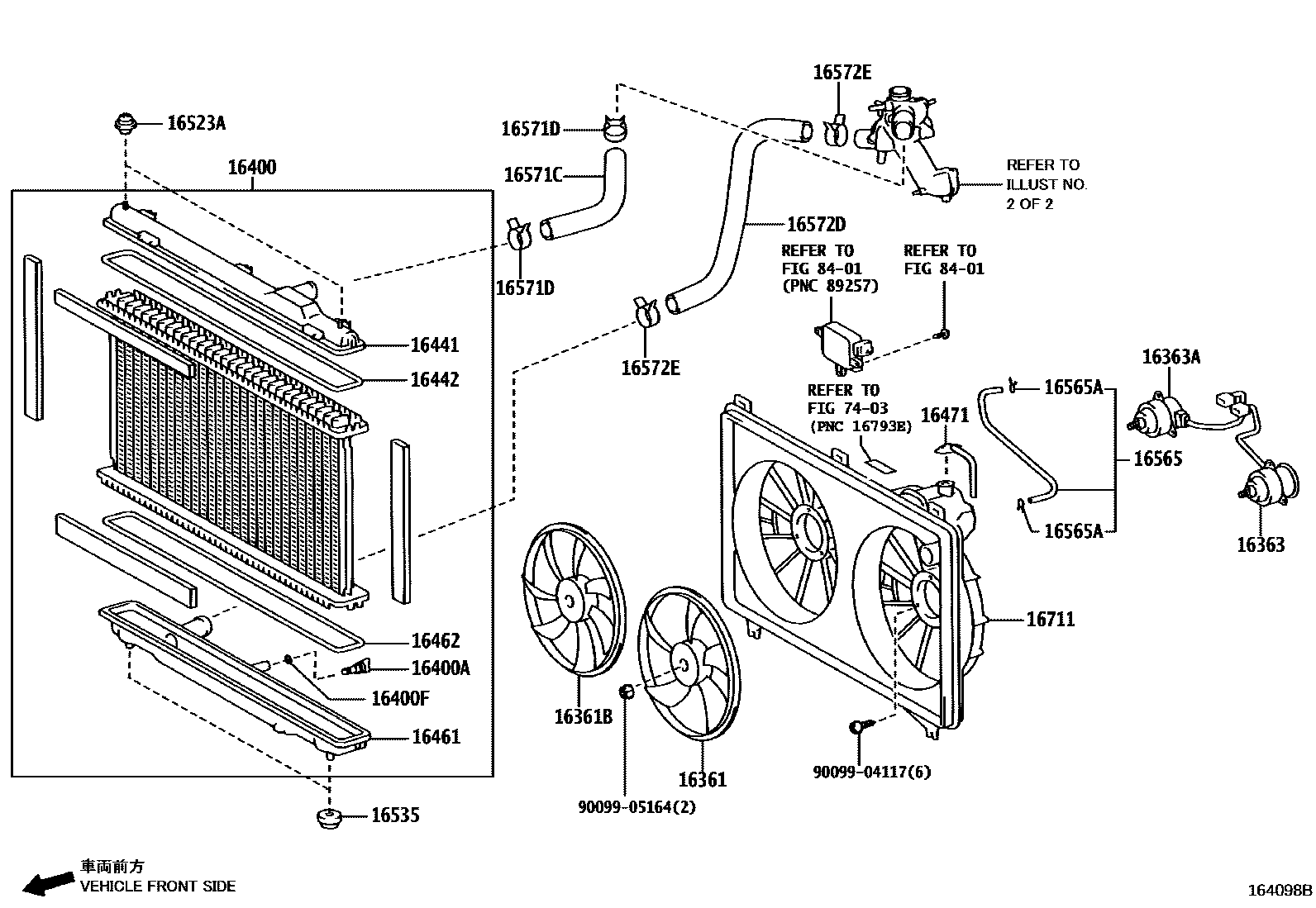 1603 — RADIATOR & WATER OUTLET