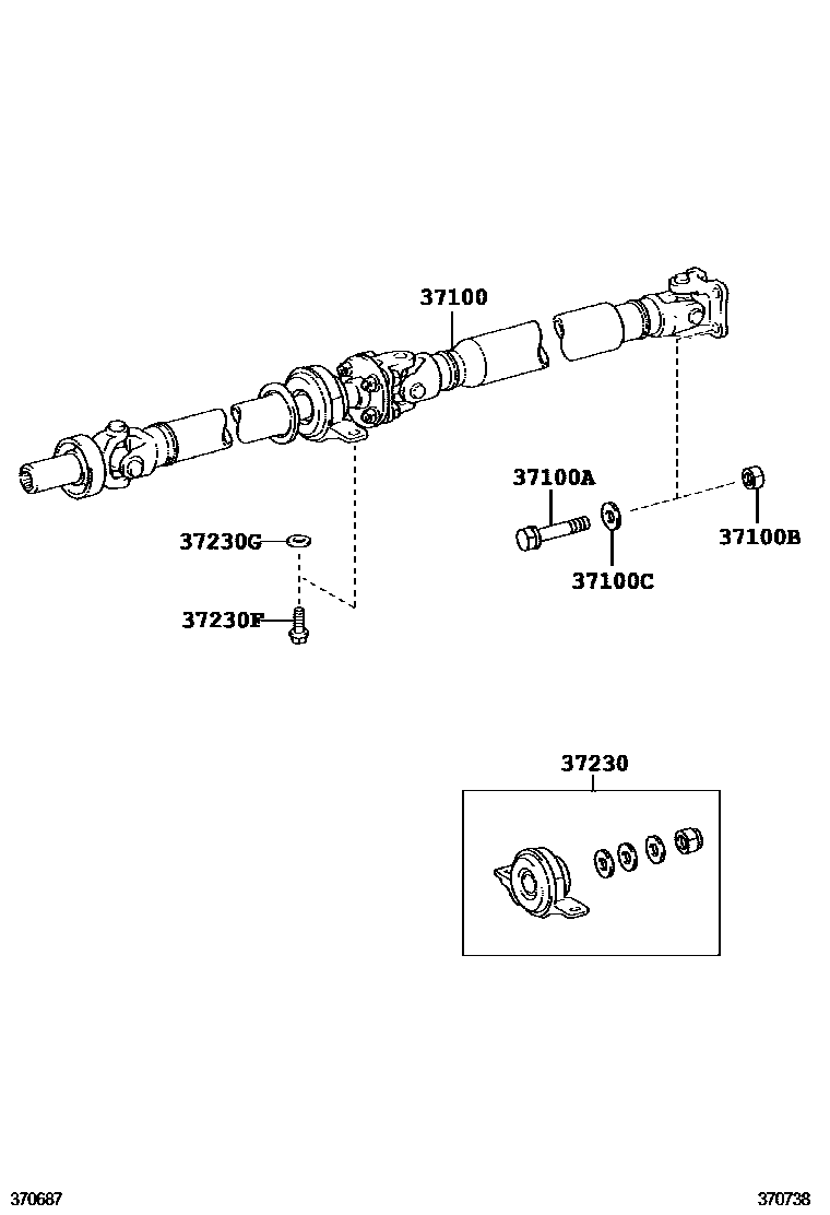 3701 — PROPELLER SHAFT & UNIVERSAL JOINT