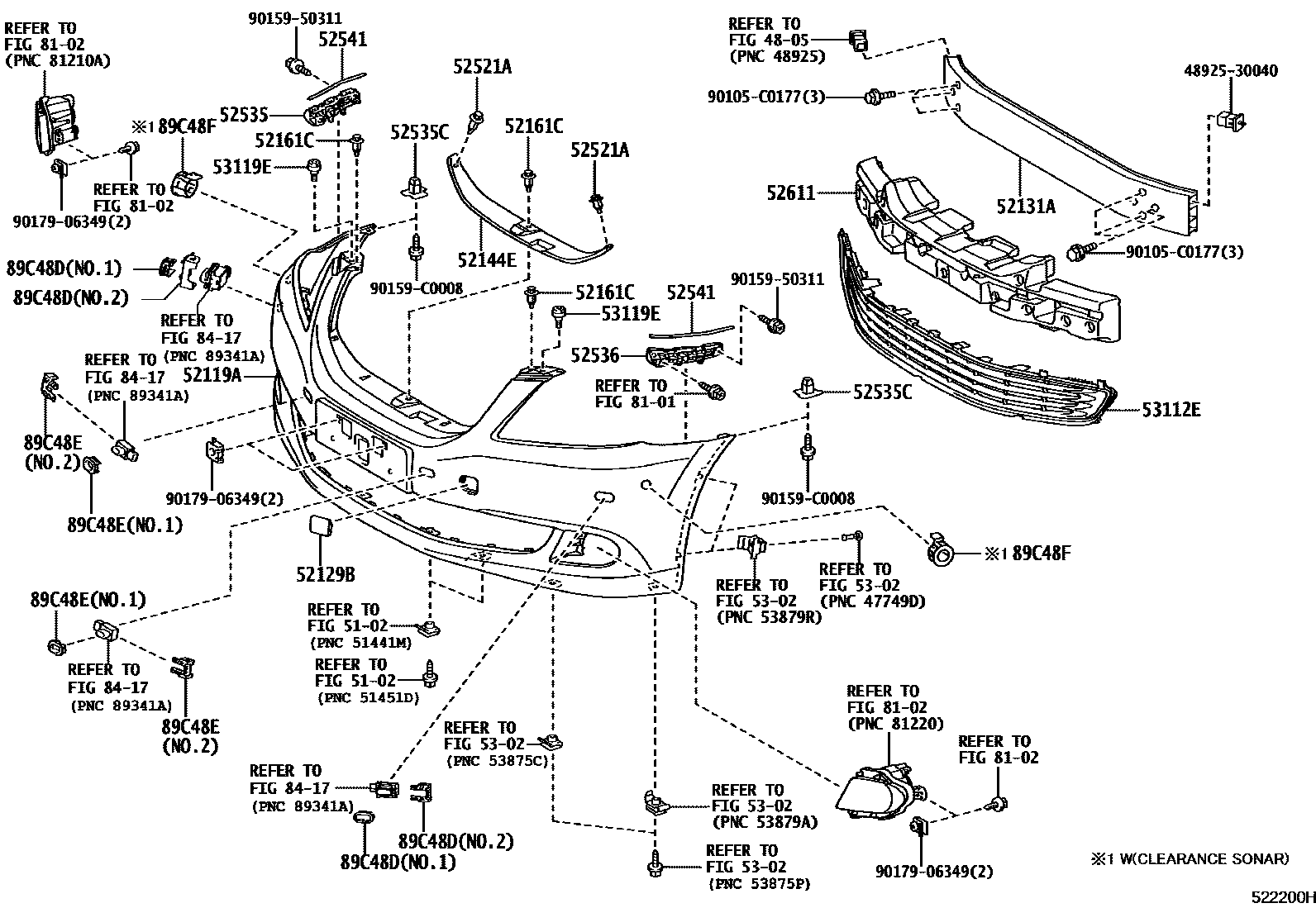 5201 — FRONT BUMPER & BUMPER STAY