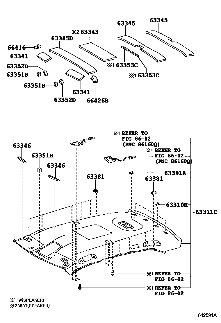 6402 — ROOF HEADLINING & SILENCER PAD