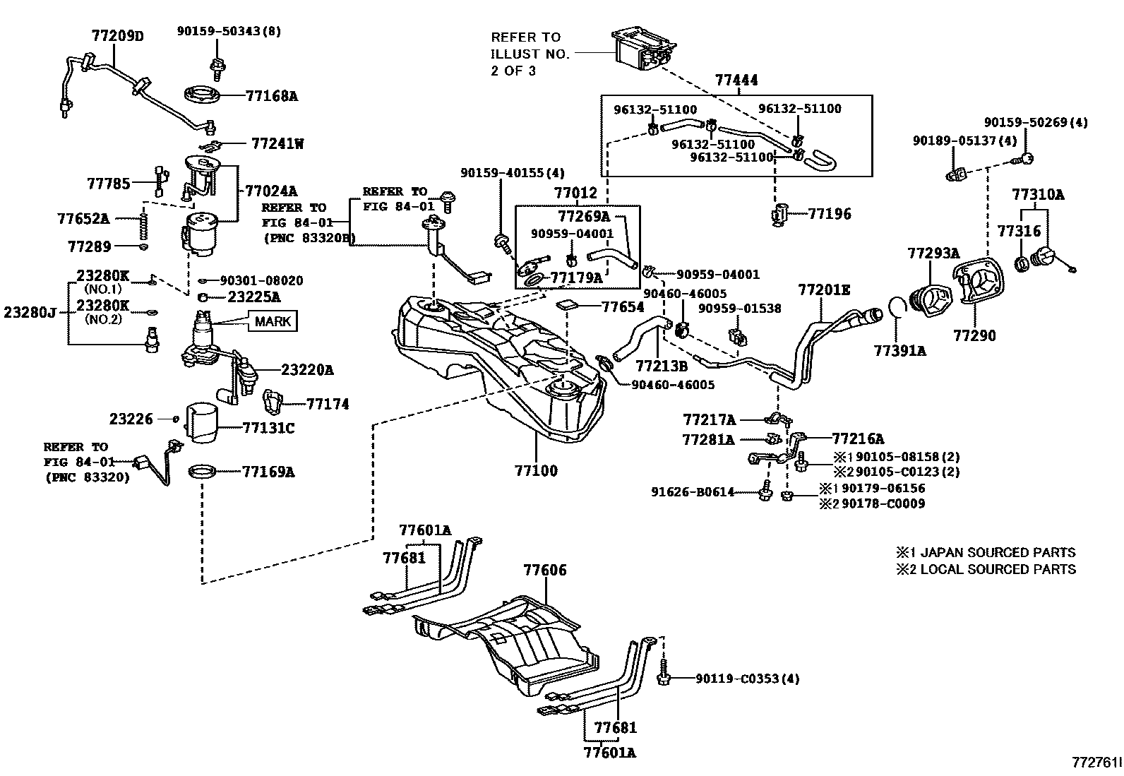 7701 — FUEL TANK & TUBE