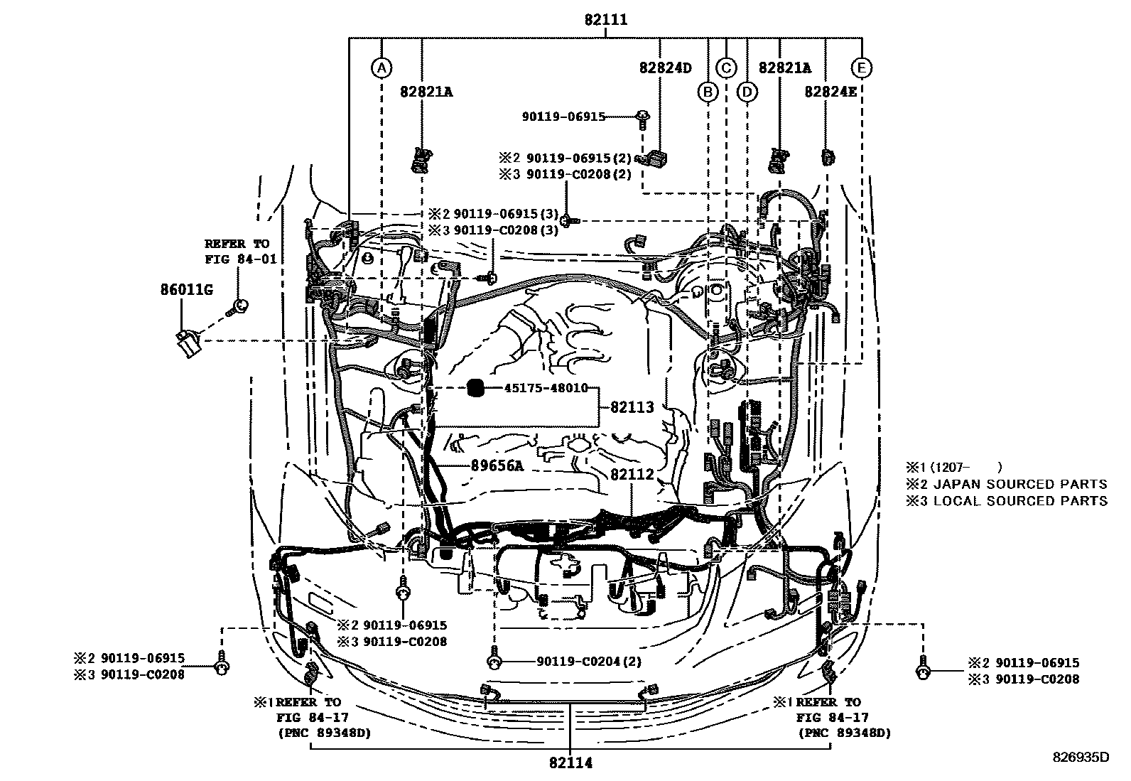 8202 — WIRING & CLAMP
