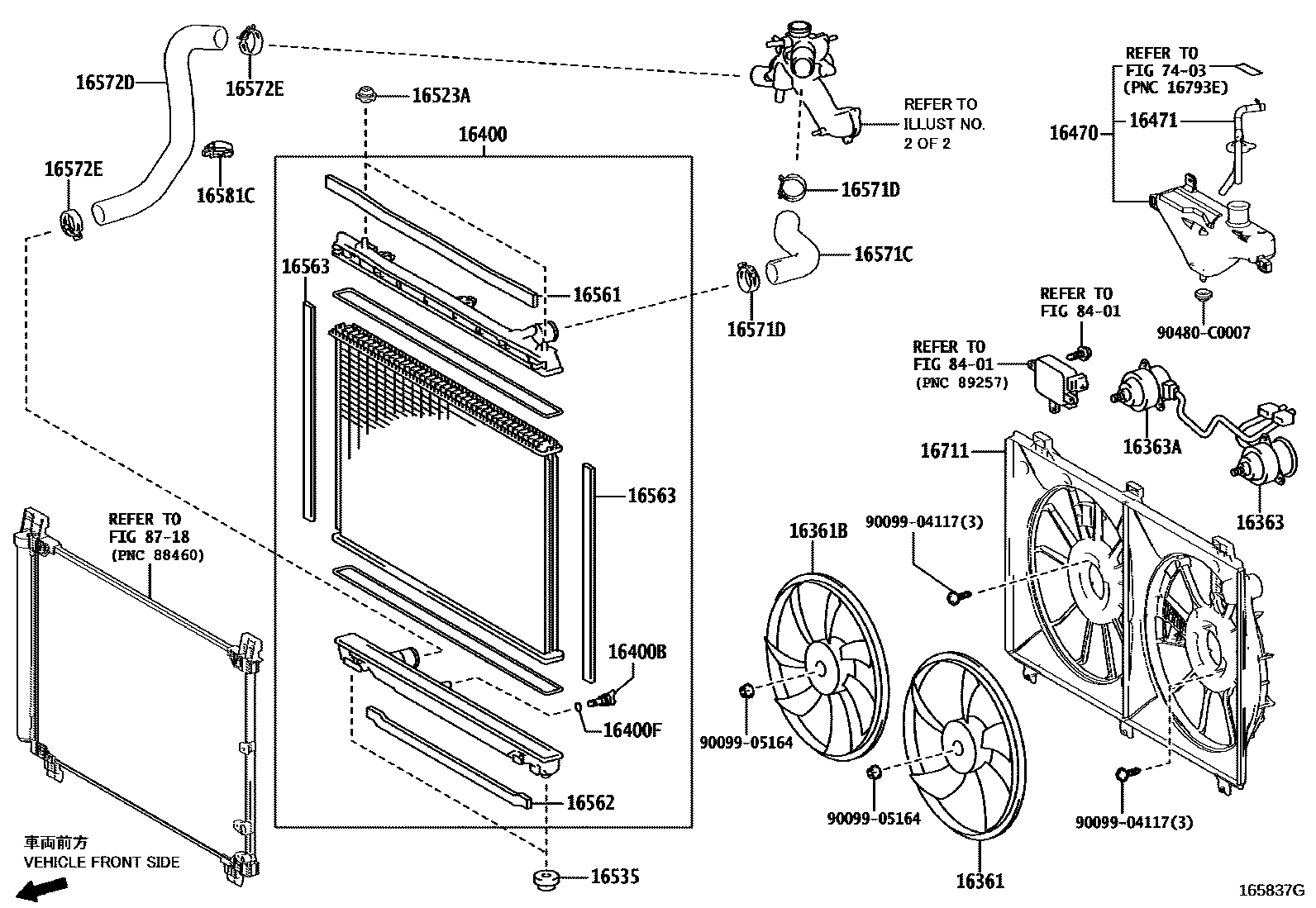 1603 — RADIATOR & WATER OUTLET