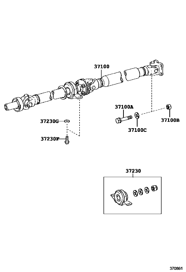 3701 — PROPELLER SHAFT & UNIVERSAL JOINT