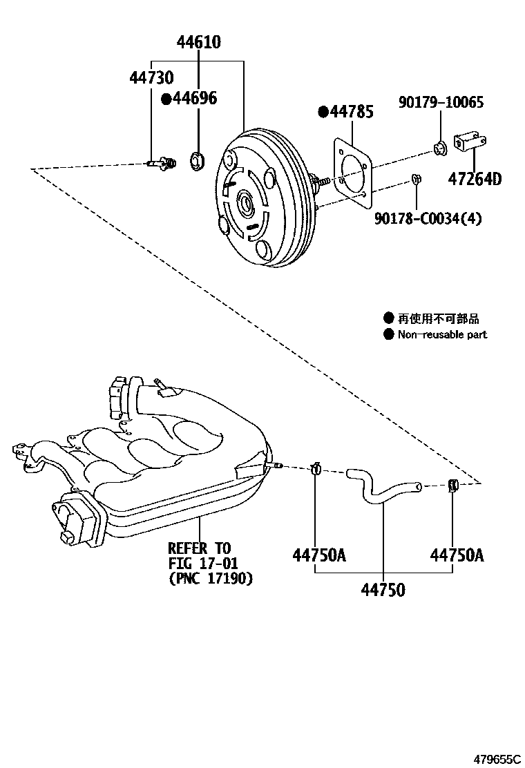 4703 — BRAKE BOOSTER & VACUUM TUBE