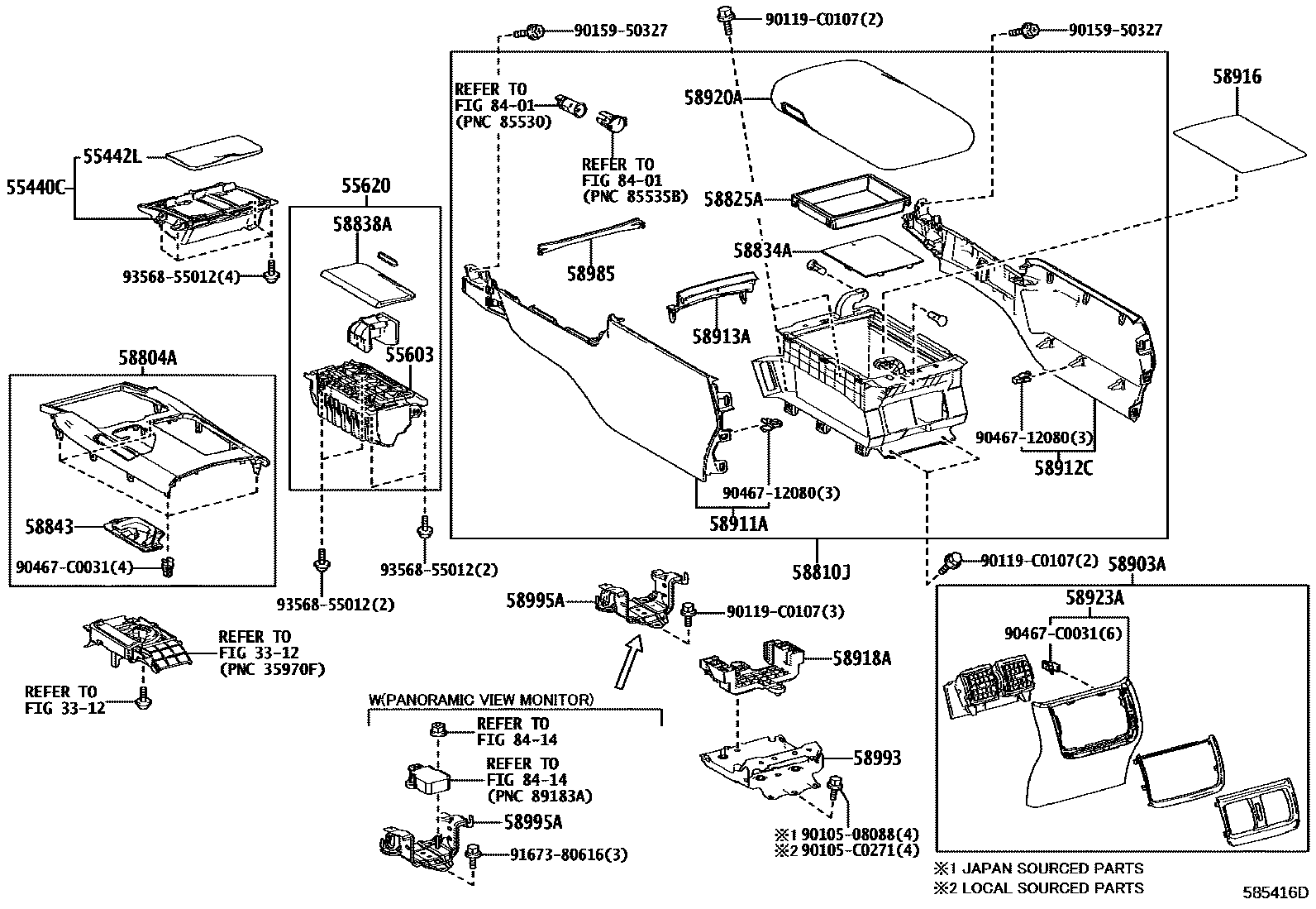 5806 — CONSOLE BOX & BRACKET