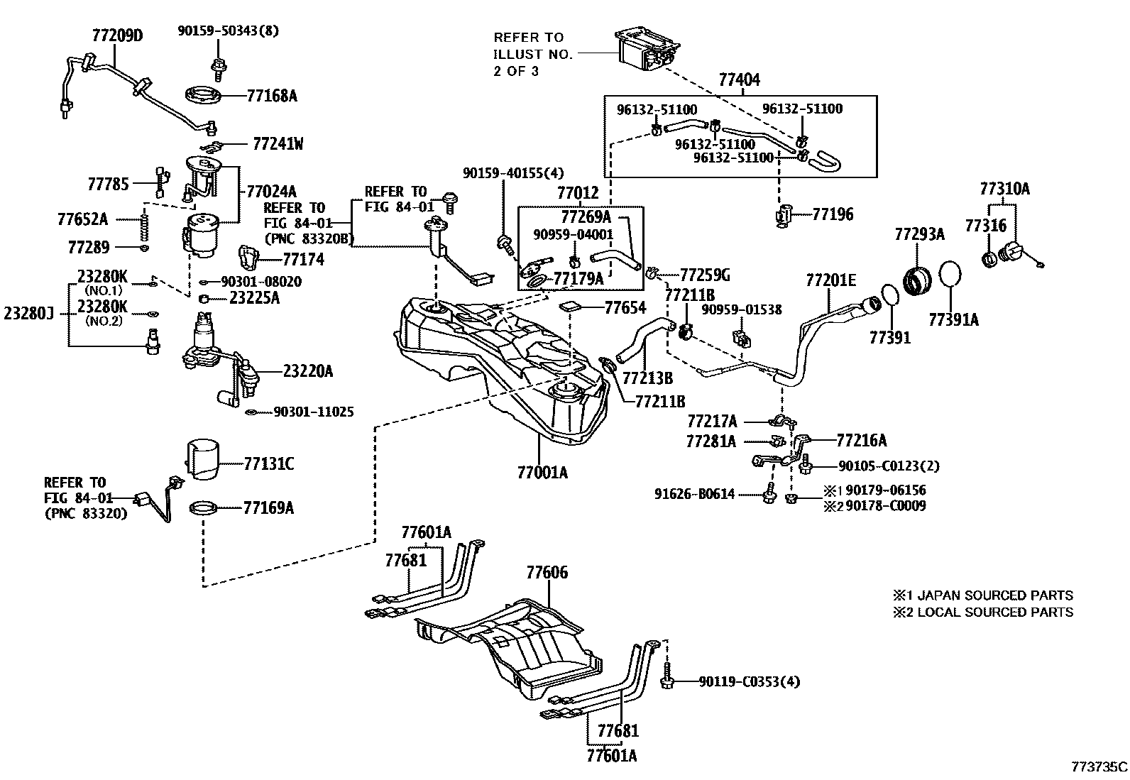 7701 — FUEL TANK & TUBE
