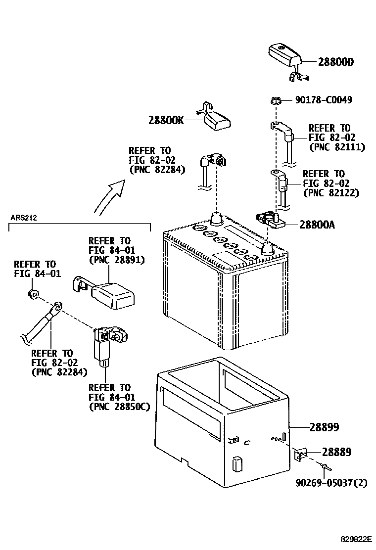 8201 — BATTERY & BATTERY CABLE