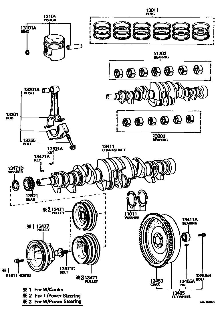 1301 — CRANKSHAFT & PISTON