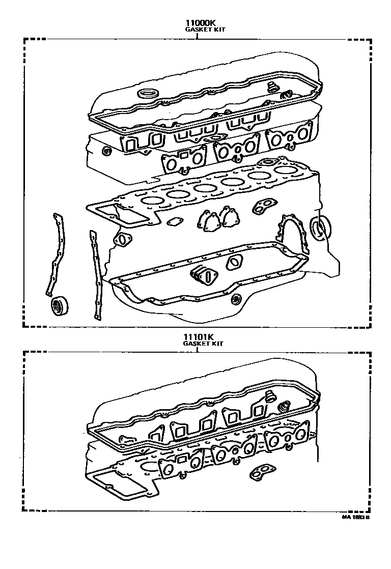 1103 — ENGINE OVERHAUL GASKET KIT