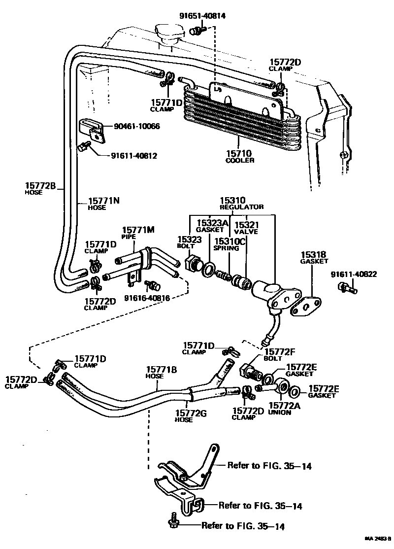 1503 — ENGINE OIL COOLER