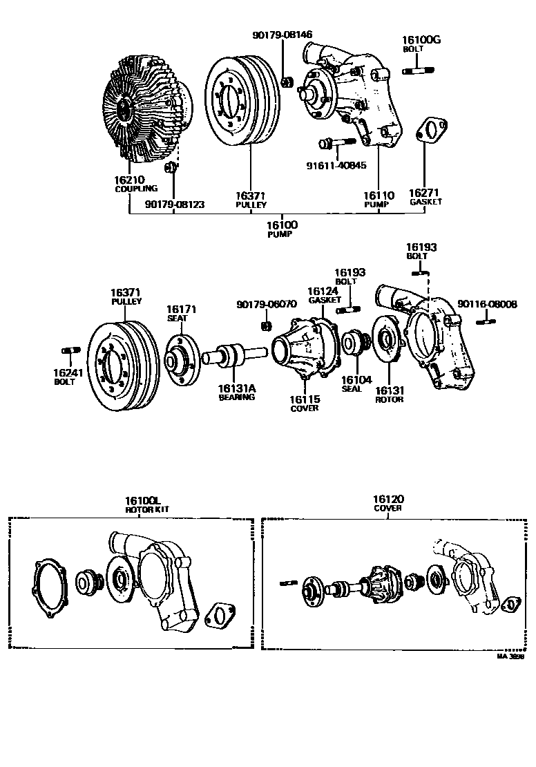 1601 — WATER PUMP