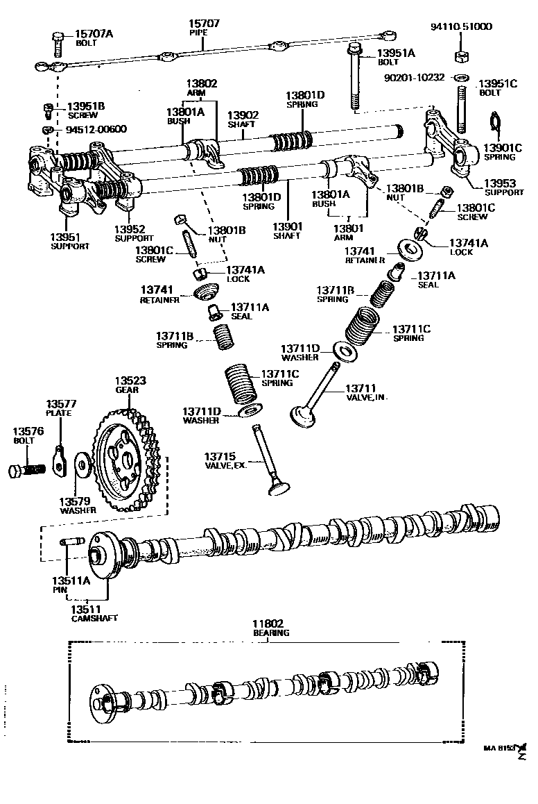 1302 — CAMSHAFT & VALVE