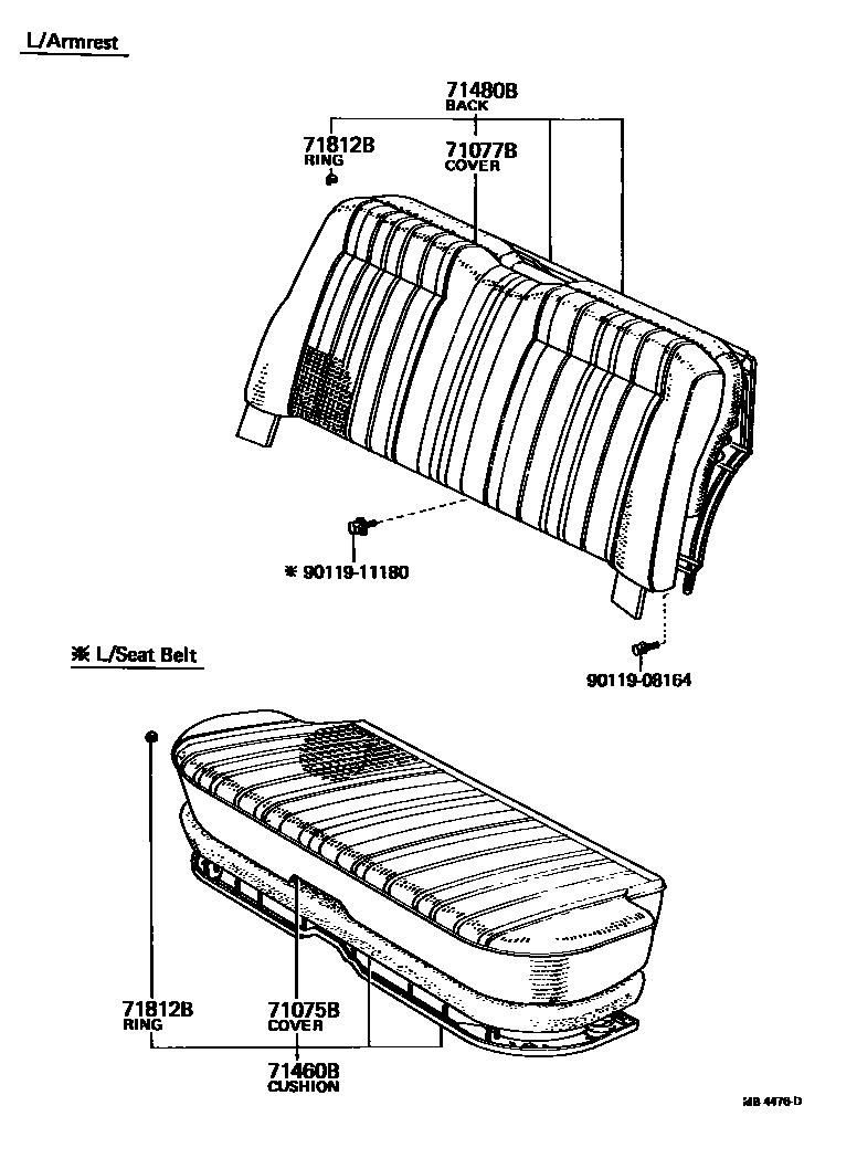 7102 — REAR SEAT & SEAT TRACK