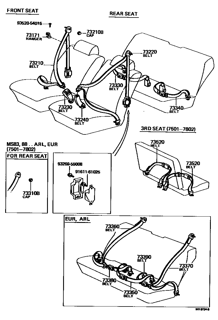 7104 — SEAT BELT & CHILD RESTRAINT SEAT