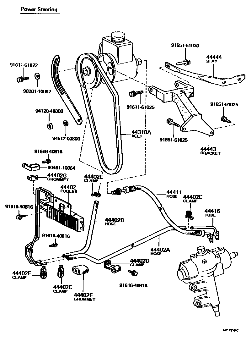 4503 — POWER STEERING TUBE