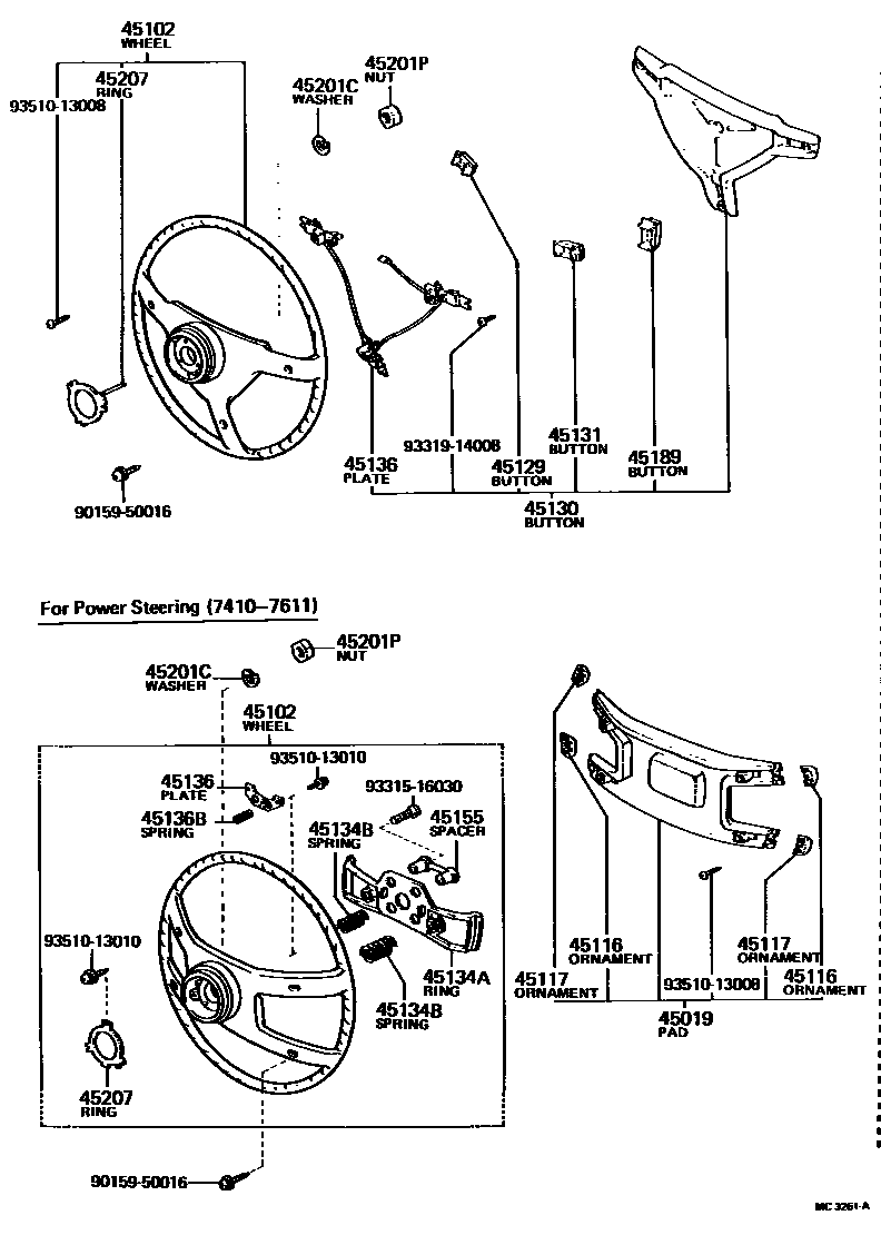 4504 — STEERING WHEEL