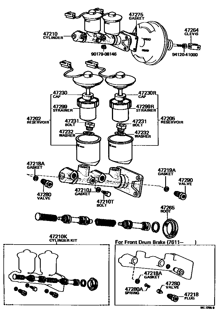 4702 — BRAKE MASTER CYLINDER