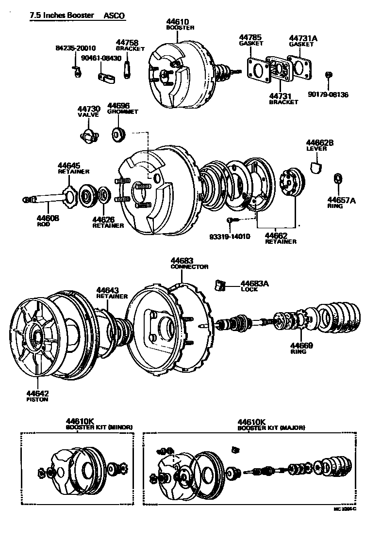 4703 — BRAKE BOOSTER & VACUUM TUBE