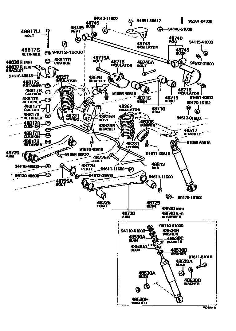 4804 — REAR SPRING & SHOCK ABSORBER