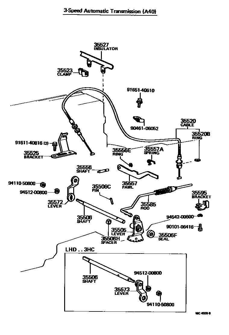 3513 — THROTTLE LINK & VALVE LEVER (ATM)