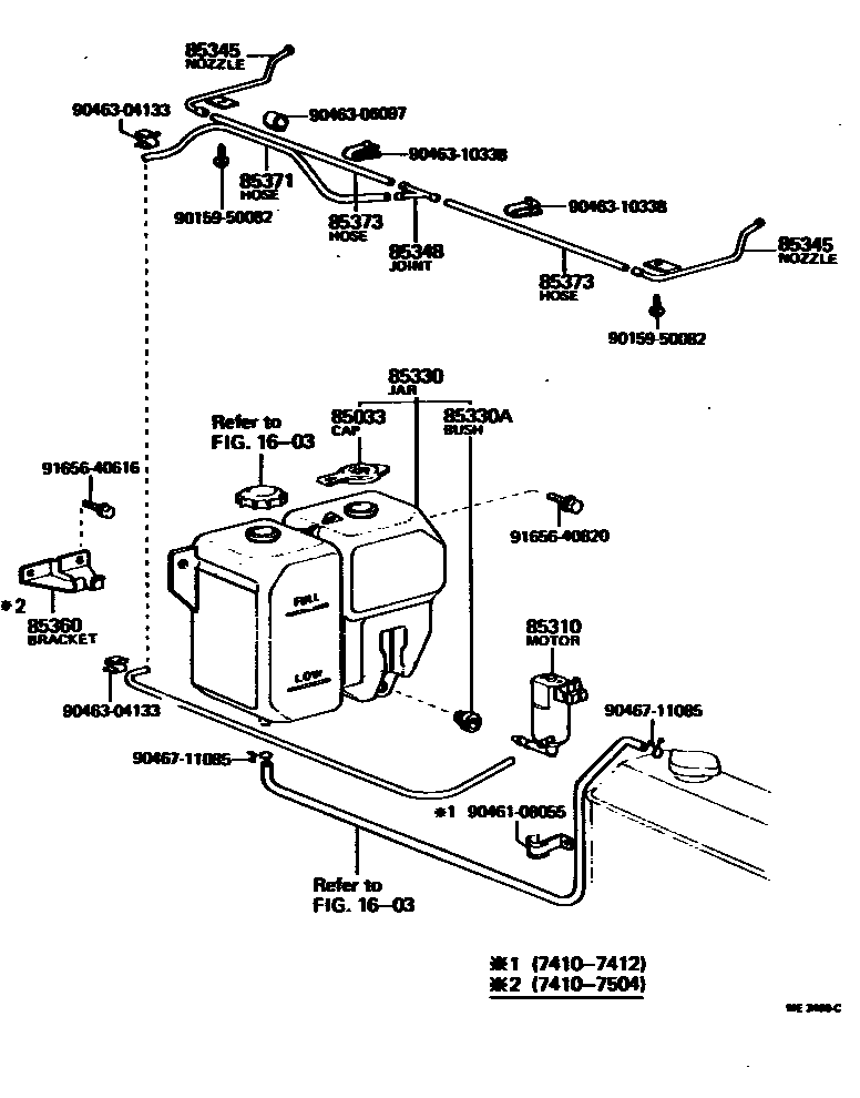 8503 — WINDSHIELD WASHER