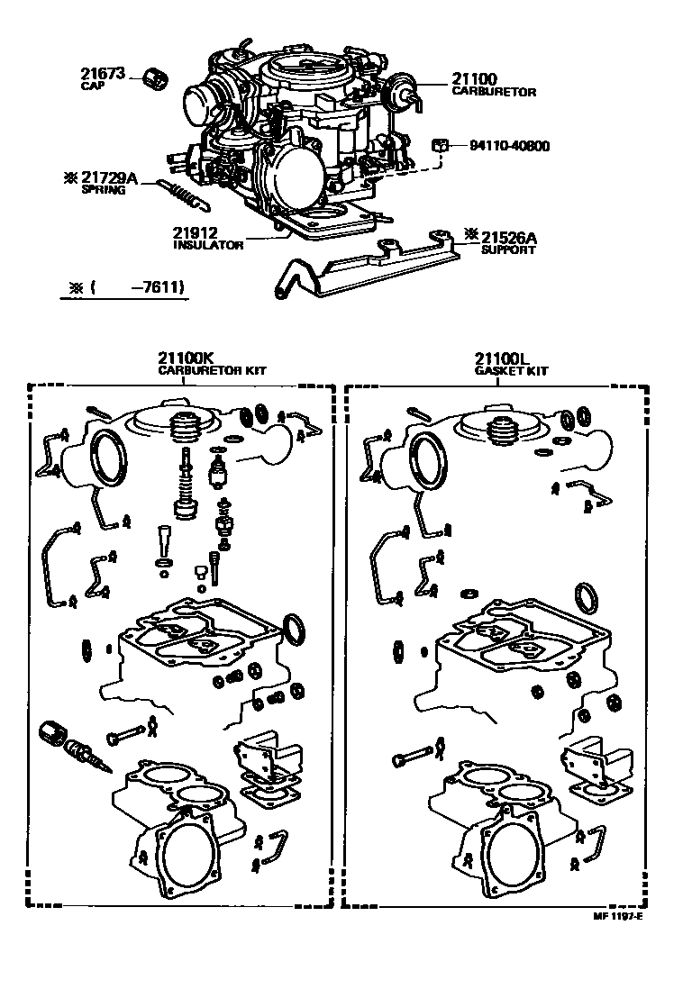 2102 — CARBURETOR ASSEMBLY