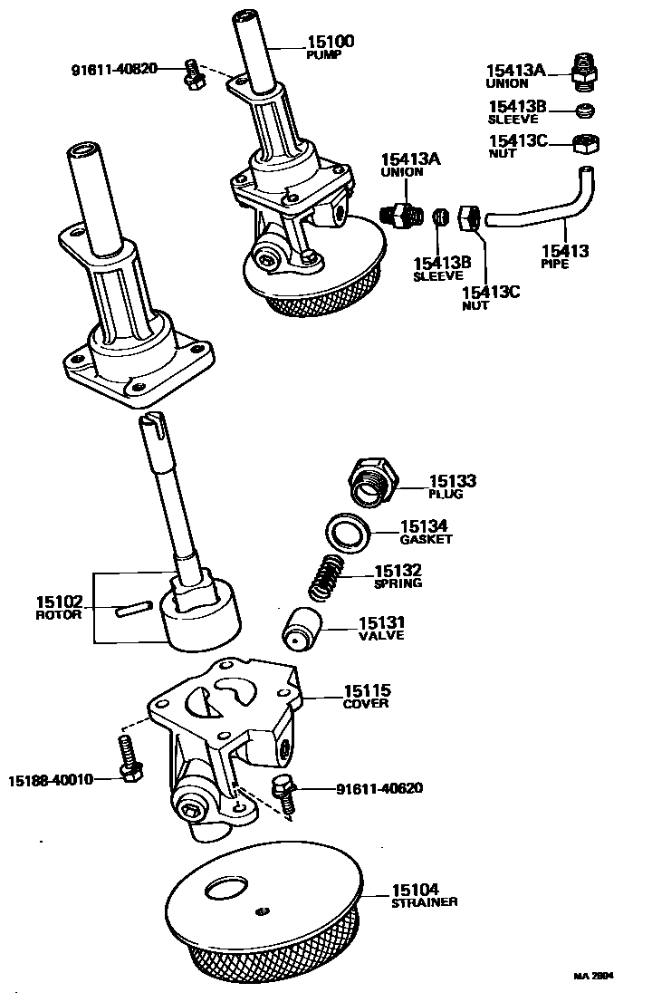 1501 — ENGINE OIL PUMP