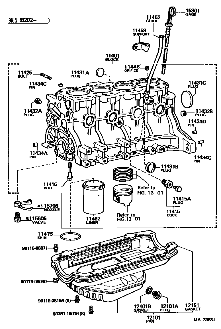1105 — CYLINDER BLOCK