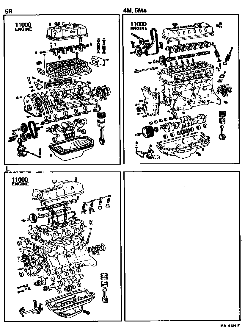1101 — PARTIAL ENGINE ASSEMBLY