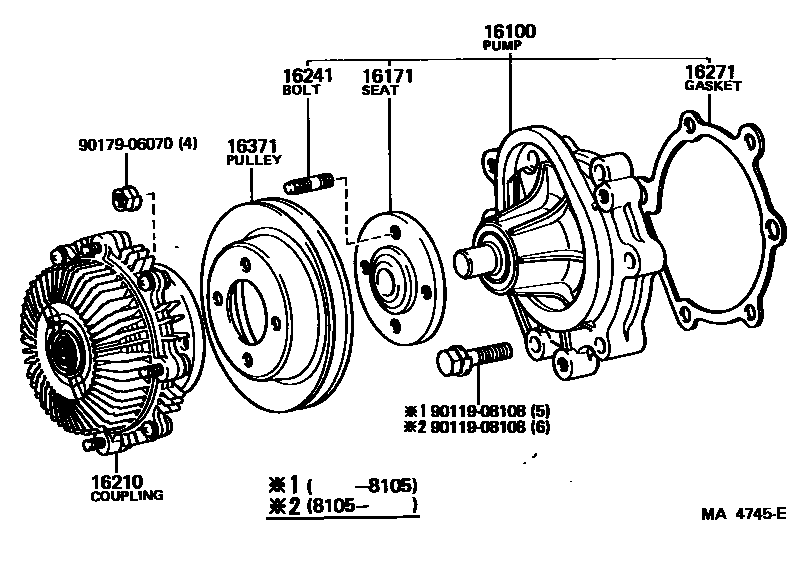 1601 — WATER PUMP